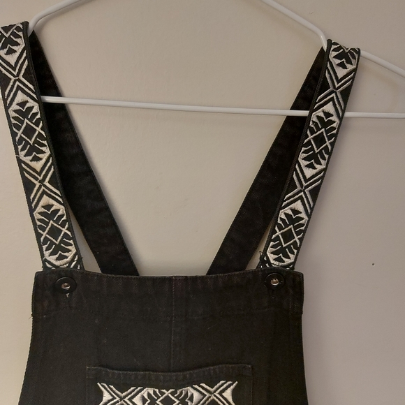 Twik Denim Romper Dress - Picture 2 of 5